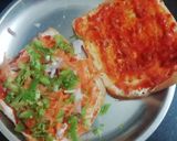 செஸ்வான் சீஸ் கார்லிக் சாண்ட்விட்ச்(schezwan cheese garlic sandwich recipe in tamil) ரெசிபி ஸ்டேப் 1 புகைப்படம்