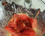 A picture of step 3 of Mild Watermelon Gazpacho.
