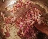 A picture of step 2 of Pork masala fries.