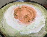 A picture of step 3 of Tri colour Dosa.