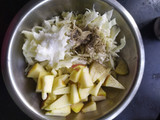 Cabbage and apple salad