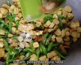 Foto langkah ke 7 dari resep Oseng kering buncis tahu (oseng tanpa air).