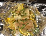 A picture of step 17 of Oven baked Thai style mahi mahi with ginger, lemon,and chives.