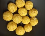 A picture of step 2 of Rice cheesy pakoda.