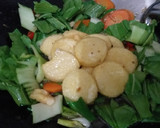 Foto langkah ke 6 dari resep Cah Tofu Wortel Pokcoy.
