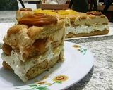 Foto del paso 9 de la receta: Postre de vainillas en oporto, crema de dulce de leche y durazno