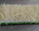 Foto langkah ke 10 dari resep Brownies Kukus Coklat Pandan.