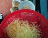 Hình bước làm 1 của món Khoai tây xào