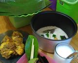 Foto langkah ke 1 dari resep Nasi bakar ayam🍗pedas komplit ala dŘ 🍛🍡 Step by step 😘.