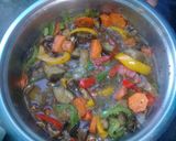 A picture of step 4 of Pasta with minestrone soup.