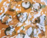 A picture of step 11 of Palak koftas curry.