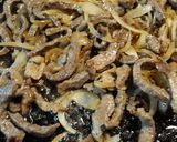 A picture of step 4 of Onions, Beef, and Tortillas.