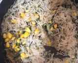 A picture of step 3 of Sweet corn Methi Pulao.