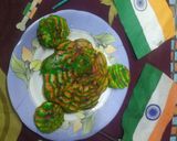 तिरंगा ढोकला (Tiranga Dhokla recipe in hindi) रेसिपी चरण 8 फोटो