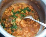 A picture of step 6 of Cauliflower, potato gravy masala vegetable.