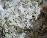 A picture of step 1 of Rice flour roti.