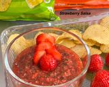 A picture of step 7 of Strawberry Salsa.