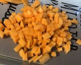Une image de l'étape 6 de Salade de melon et banane aux fruits du jardin.