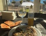 Foto del paso 3 de la receta Tortilla de alcachofas, espinacas y judías blancas