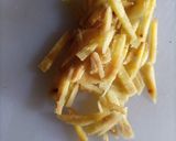 A picture of step 1 of Ginger Syrup.