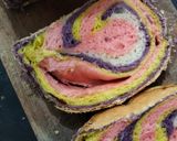 Foto langkah ke 11 dari resep Fancy (Rainbow) Japanese Milk Bread (Autolysis).
