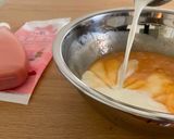 A picture of step 3 of Strawberry Condensed Milk Bread Pudding.