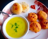 कढी वडा (kadhi vada recipe in marathi) रेसिपी स्टेप 5 फोटो 