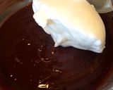 A picture of step 4 of EasterBake Chocolate Mousse Cake (GF).
