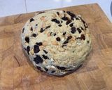 Une image de l'étape 4 de Biscottis aux noix de cajou et raisins secs.