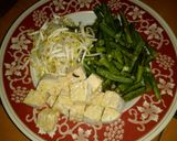 Foto langkah ke 4 dari resep Tumis Kacang Panjang Plus Taoge dan Tempe Non MSG.