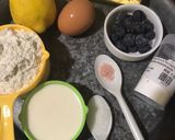Gambar langkah 1 resipi Lemon Bluberry Scones.
