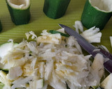 Foto del paso 1 de la receta: Calabacines rellenos de chorizo