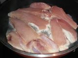 Pollo al verdeo con papas