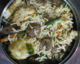 A picture of step 2 of Veg biryani.