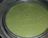 A picture of step 7 of Palak coriander Dhokla.