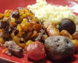 Foto del paso 3 de la receta: Lomo salteado con cuscús y papines andinos