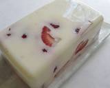 Creamy Milk Kanten Jelly with Fruit recipe step 6 photo