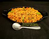A picture of step 6 of Veg Schezwan Fried Matta Red Rice.