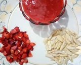 A picture of step 7 of Strawberry Basundi.