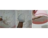 Foto langkah ke 3 dari resep Fermented Cassava Strawberry Cheesecake/Bolu Tapai/Strawberry Cheesecake.