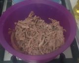 Foto del paso 1 de la receta: Tortas de carne deshebrada