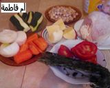 صورة لخطوة 1 من وصفة كسكس او طعام تلمسان الهمة و الشان