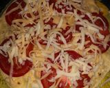 Reggeli tojásos tortilla torta recept fázis 2 fotója