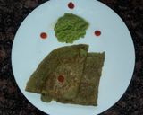 A picture of step 4 of Cucumber Dhirde.