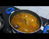 A picture of step 5 of Fish curry.