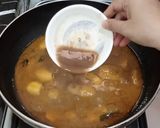 A picture of step 6 of Arvi(taro root)Ka Khatta (curry).