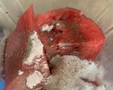A picture of step 1 of Watermelon juice.