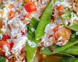 Foto del paso 7 de la receta: Arroz con tirabeques, setas y espinacas