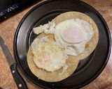 A picture of step 2 of Huevos Rancheros with Nopales.