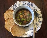 A picture of step 6 of California Farm Fresh Duck Wild Rice Soup.